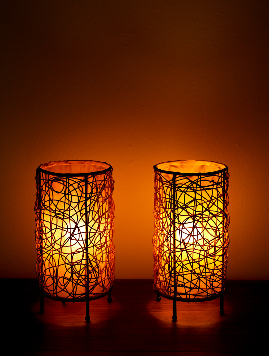 set of table lamps